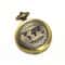 Vintage Metal Pocket Compass Portable Navigation Tool for Camping & Hiking