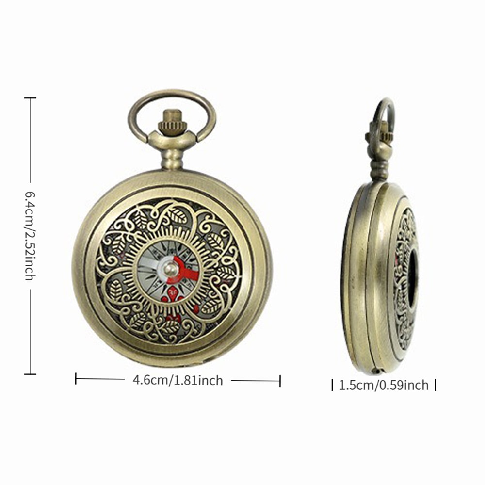 Outdoor Waterproof Flip Top Compass for Hiking & Survival
