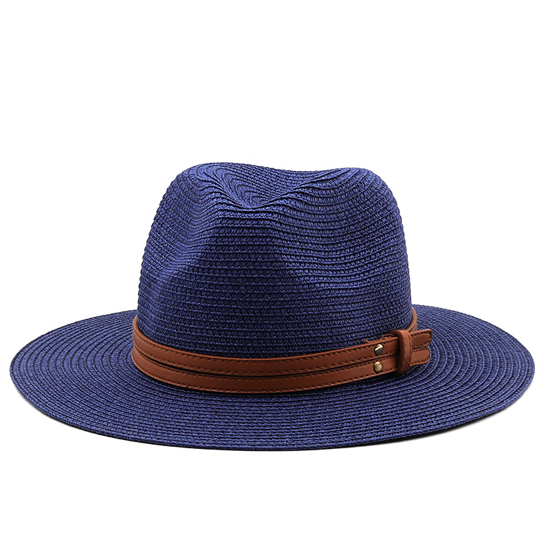 Premium Panama Straw Hat For Summer Beach Sun Protection 6
