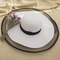 Elegant Wide Brim Sun Hat For Women Summer Anti UV Beach Hat 3