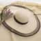 Elegant Wide Brim Sun Hat For Women Summer Anti UV Beach Hat 2