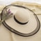 Elegant Wide Brim Sun Hat For Women Summer Anti UV Beach Hat 2