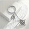 Celtic Trinity Knot Keychain Pendant Double Protection Witchcraft Jewelry