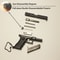 Mini Pistol Keychain Toy With Removable Magazine Collectible Charm 3