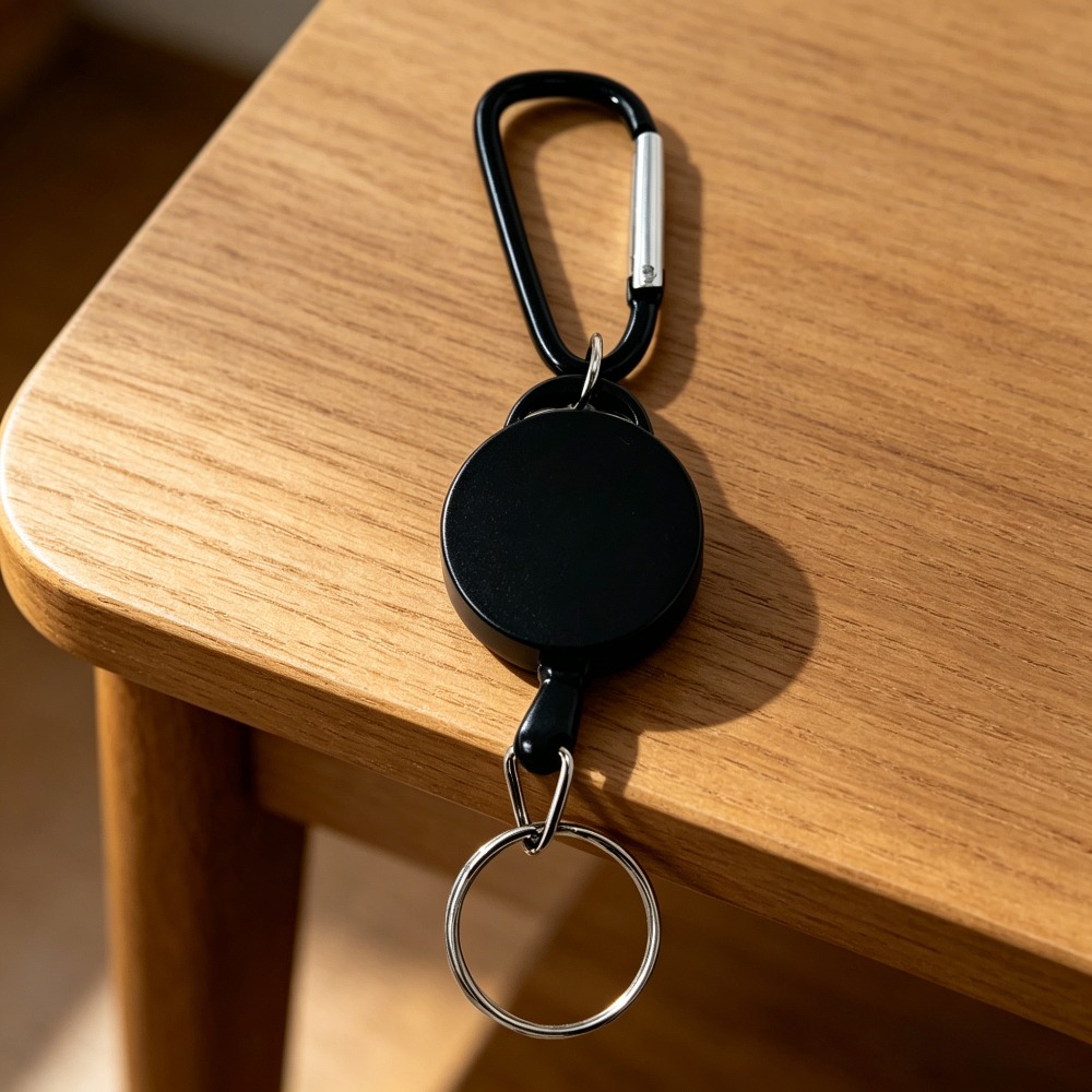 Premium Outdoor Snap On Keychain Durable Anti Loss Car Bag Keyring 0