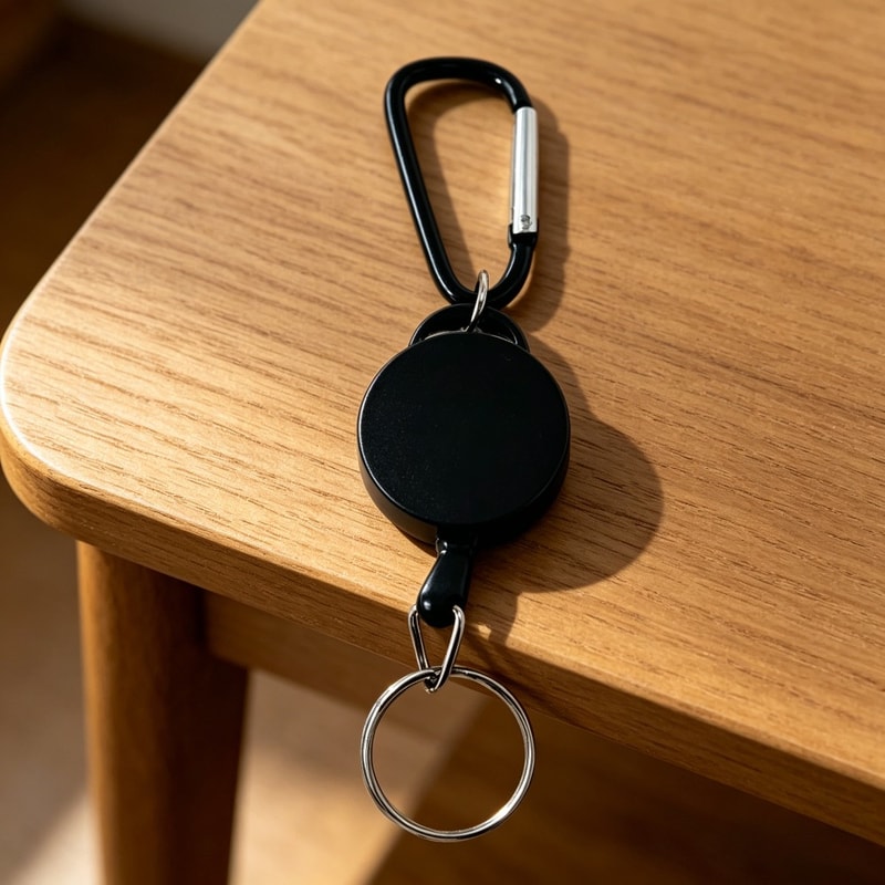 Premium Outdoor Snap On Keychain Durable Anti Loss Car Bag Keyring 0