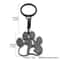 Cute Dog Cat Paw Keychain Stainless Steel Pet Lover Gift Accessory 5
