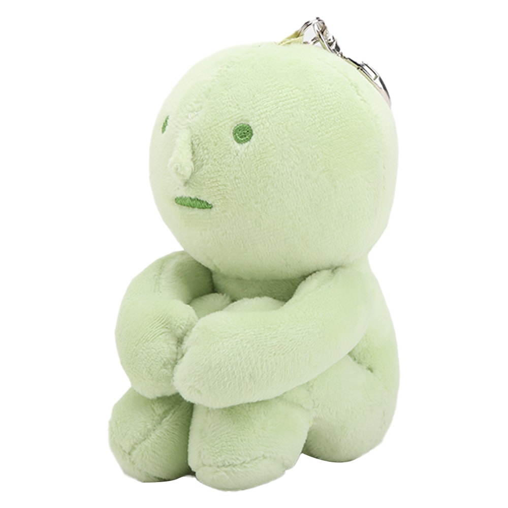 Cute Smiski Plush Keychain Soft Anime Stuffed Pendant Toy for Kids
