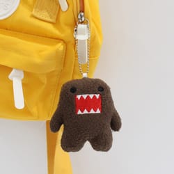 domo kun plush keychain cute cartoon bag charm & mini toy