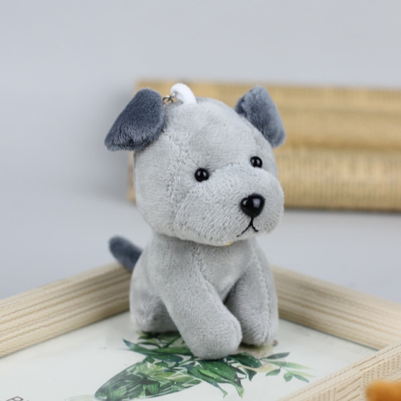 Cute Wolf Plush Keychain Soft Dog Pendant For Backpack Gifts 2