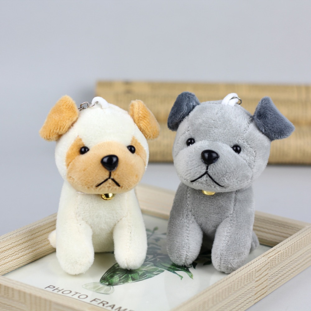 Cute Wolf Plush Keychain Soft Dog Pendant For Backpack Gifts 3