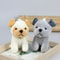 Cute Wolf Plush Keychain Soft Dog Pendant For Backpack Gifts 3