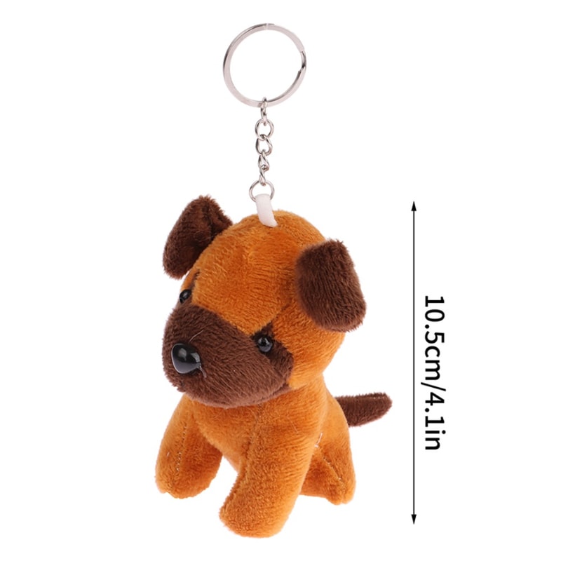 Cute Wolf Plush Keychain Soft Dog Pendant For Backpack Gifts 5