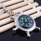 Compass Keychain Stylish Engraved Keyring for Men & Women