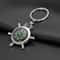 Compass Keychain Stylish Engraved Keyring for Men & Women
