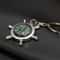 Compass Keychain Stylish Engraved Keyring for Men & Women