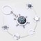Compass Keychain Stylish Engraved Keyring for Men & Women