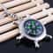 Compass Keychain Stylish Engraved Keyring for Men & Women