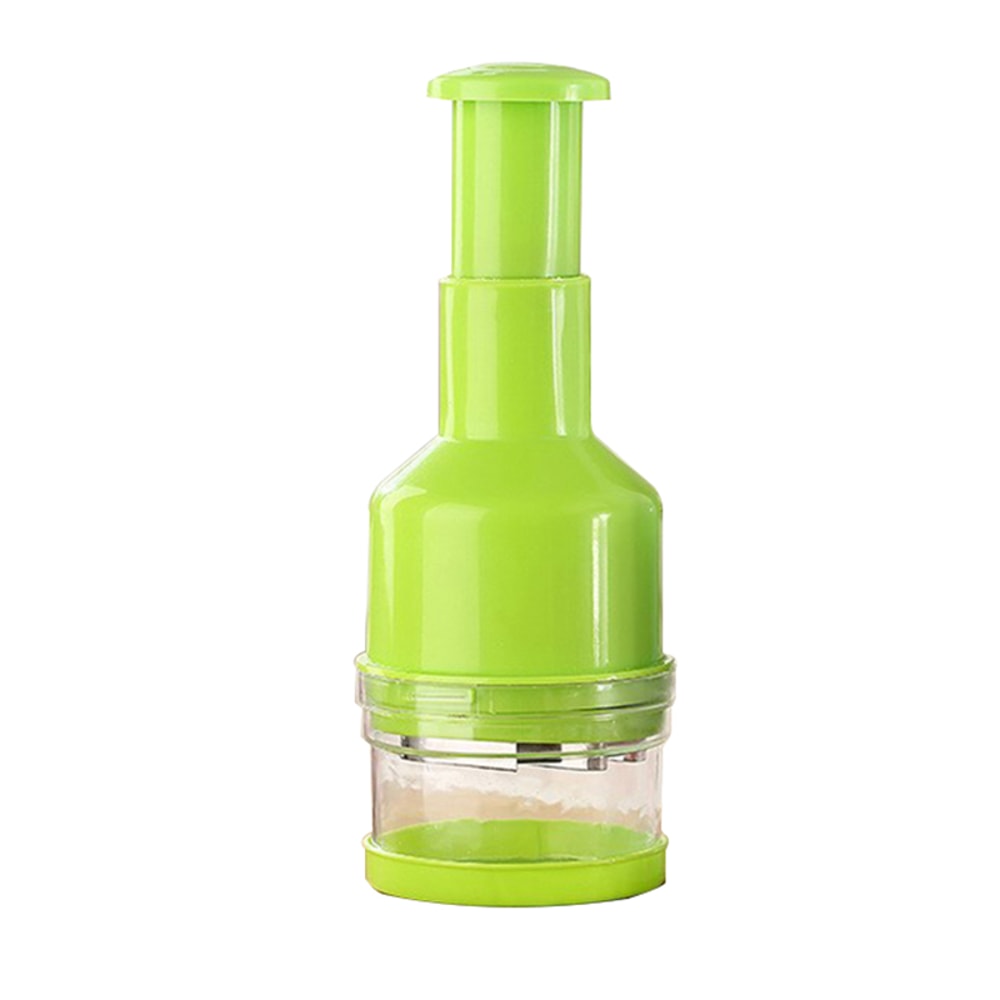 Stainless Steel Hand Press Vegetable Chopper Garlic Ginger Cutter 5