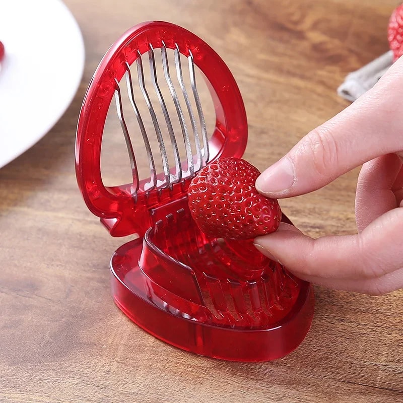 Strawberry Kiwi Fruit Slicer With Egg Cutter And Huller 0