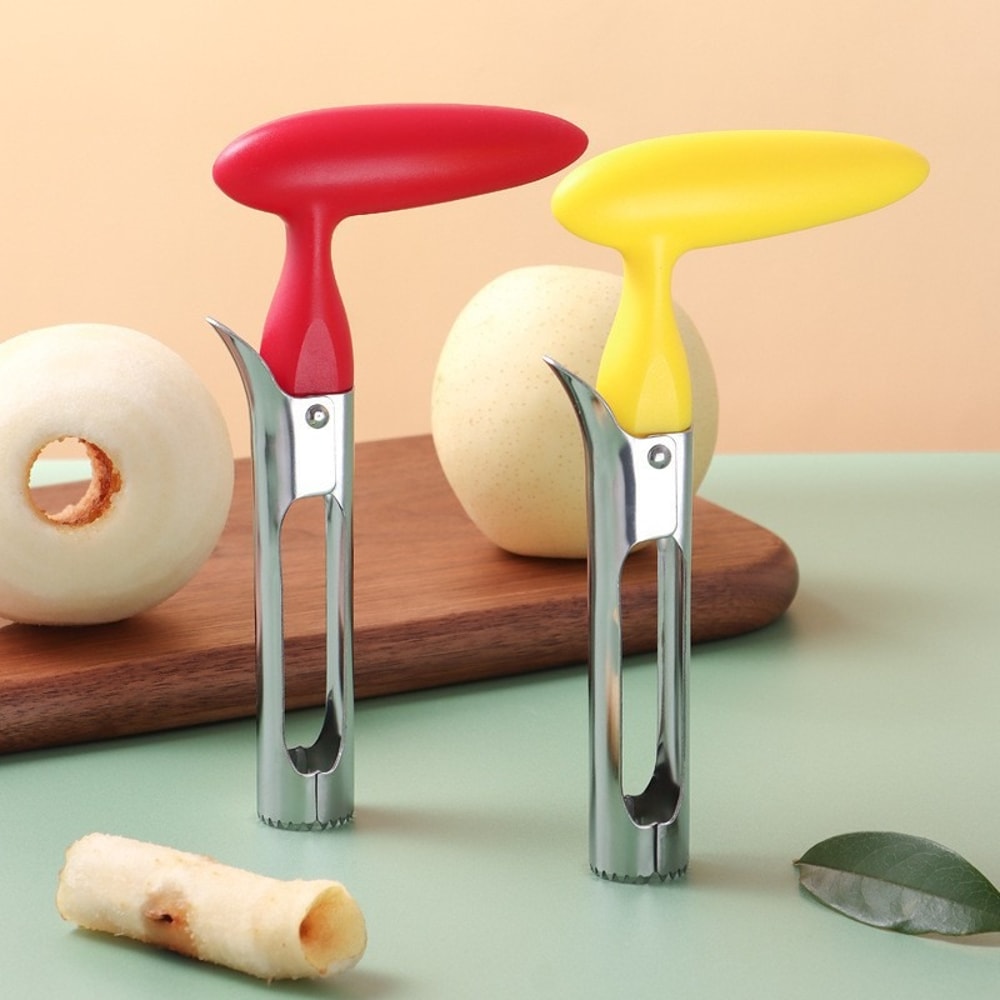 Premium Stainless Steel Apple Corer Fruit Slicer Easy Core Remover Tools 3