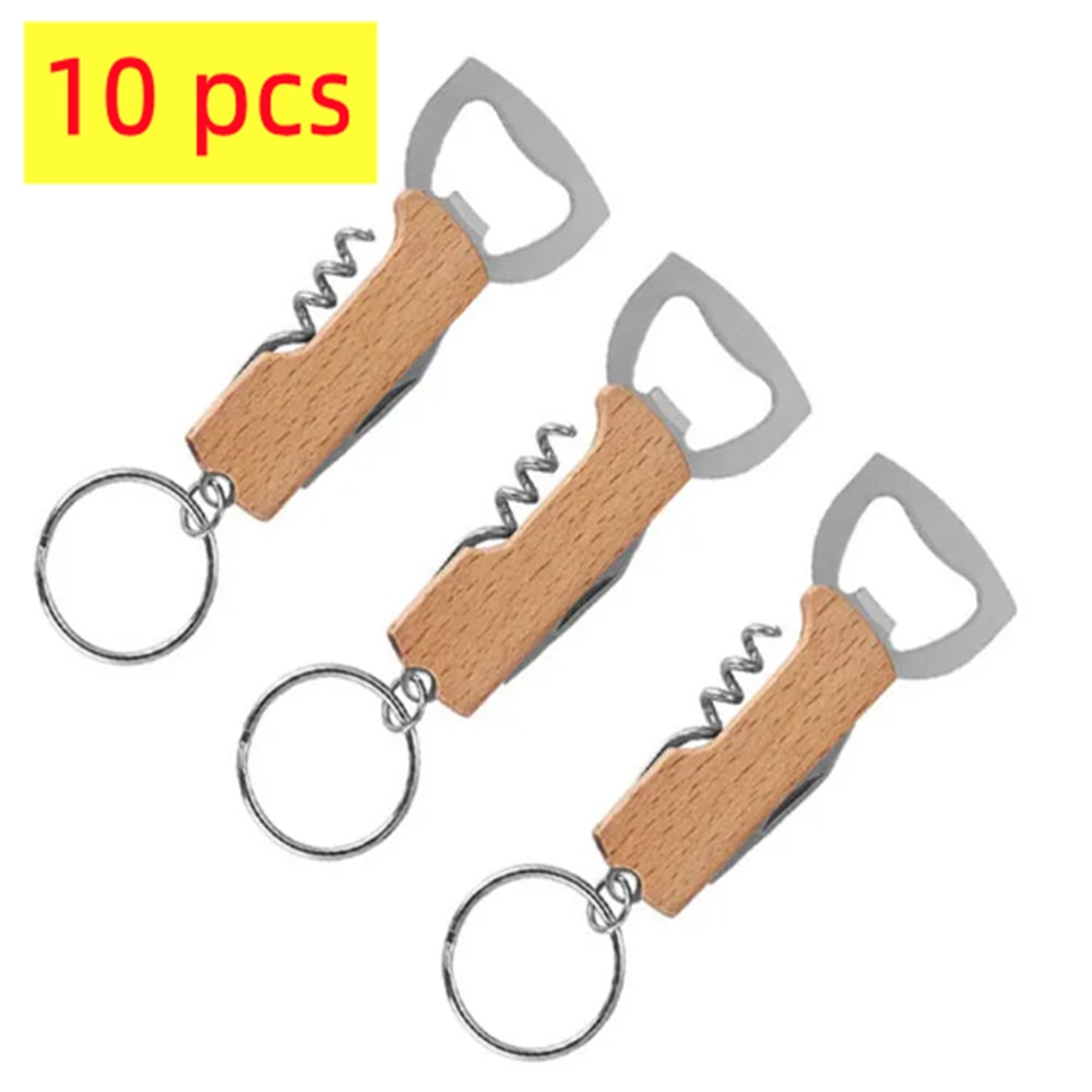 Premium Wooden Bottle & Wine Opener Set for Home & Parties