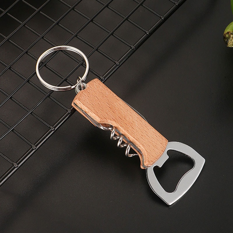 Premium Wooden Bottle & Wine Opener Set for Home & Parties