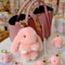 Fluffy Cartoon Rabbit Keychain Pompon Bunny Charm For Bag Or Car 1