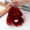 Fluffy Cartoon Rabbit Keychain Pompon Bunny Charm For Bag Or Car 6