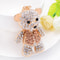 Luxury Rhinestone Mini Bear Keychain For Women Fashion Zinc Alloy Key Ring 0