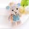 Luxury Rhinestone Mini Bear Keychain For Women Fashion Zinc Alloy Key Ring 6