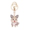 Keychain Handbag Pendant for Women Cute Dog Gift
