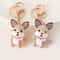 Keychain Handbag Pendant for Women Cute Dog Gift