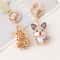 Keychain Handbag Pendant for Women Cute Dog Gift