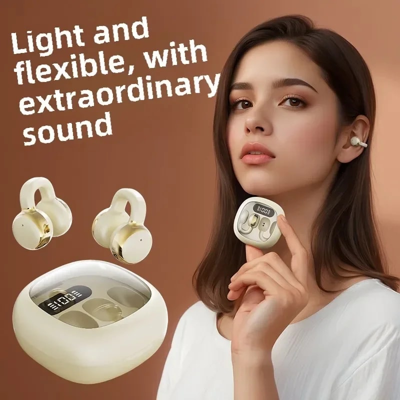 Wireless Bluetooth Earbuds With LED Power Display Stereo Sound 1