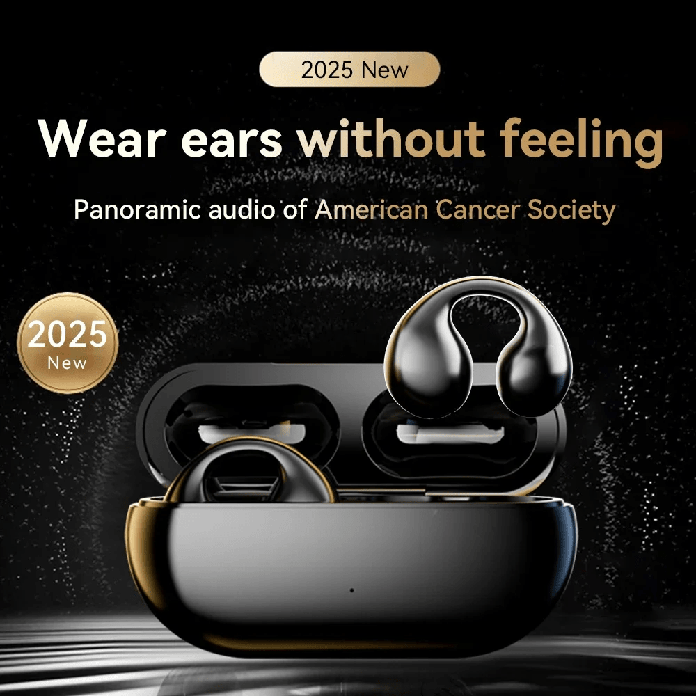 Wireless Bluetooth Earclip Earphones With Charging Case Sport Earbuds With HIFI Sound For Running 0