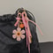 Leather Sunflower Bag Charm Keychain For Women Fashion Accessory Gift 1