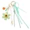 Leather Sunflower Bag Charm Keychain For Women Fashion Accessory Gift 6