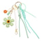 Leather Sunflower Bag Charm Keychain For Women Fashion Accessory Gift 6