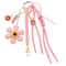 Leather Sunflower Bag Charm Keychain For Women Fashion Accessory Gift 8