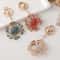 Crystal Crab Keychain Sparkling Beach Souvenir Gift 3