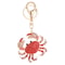 Crystal Crab Keychain Sparkling Beach Souvenir Gift 5