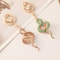 Premium Crystal Snake Keychain Rhinestone Bag Pendant Handbag Accessory 1
