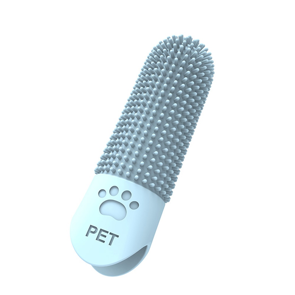 Premium Silicone Pet Toothbrush For Cats Dogs Soft Tartar Removal Dental Care Brush 2