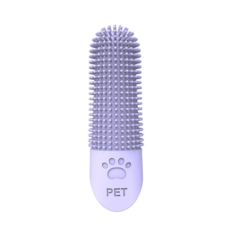 Premium Silicone Pet Toothbrush For Cats Dogs Soft Tartar Removal Dental Care Brush 8