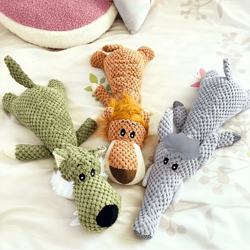 premium bite resistant squeaky dog toy for small & medium dogs