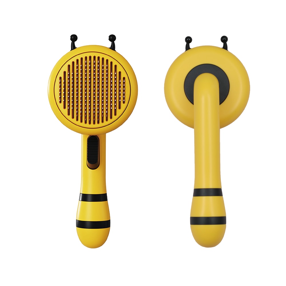 Ultimate Dog Hair Remover Grooming Brush & Self Cleaning Pet Grooming Comb for Long & Short Coats