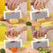 Stainless Steel Wavy Potato Slicer & Crinkle Cut Vegetable Cutter with Ergonomic Vegetable Peeler Handle