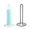 Premium Stainless Steel Paper Towel Holder One Handed Tear Vertical Napkin Rack