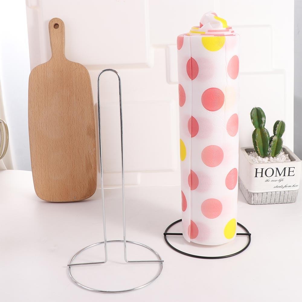 Premium Stainless Steel Paper Towel Holder One Handed Tear Vertical Napkin Rack